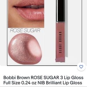 Bobbi Brown lip gloss Rose sugar